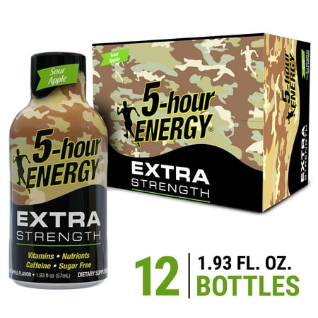 [5HXSA12] 5HR Energy Extra Sour Apple 12ct