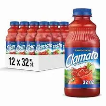[CLM32] Clamato Juice Reg 32 fl.oz 12/cs